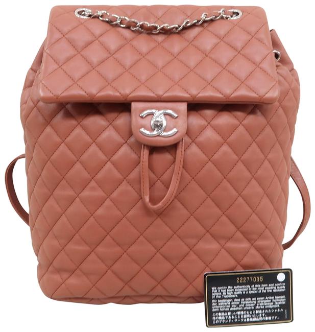 Chanel Small Urban Spirit Light Brown Calfskin Backpack
