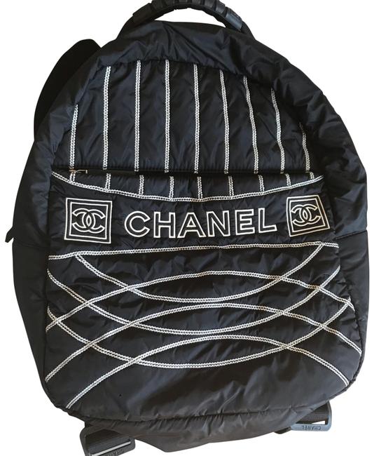Chanel Sport Cc Logo Black Nylon Backpack