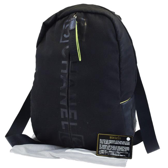Chanel Sport Cc Logos Black Nylon Rubber Backpack