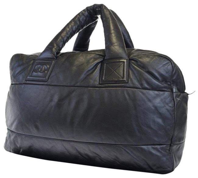 Chanel Sport Cc Logos Hand Black Leather Wristlet