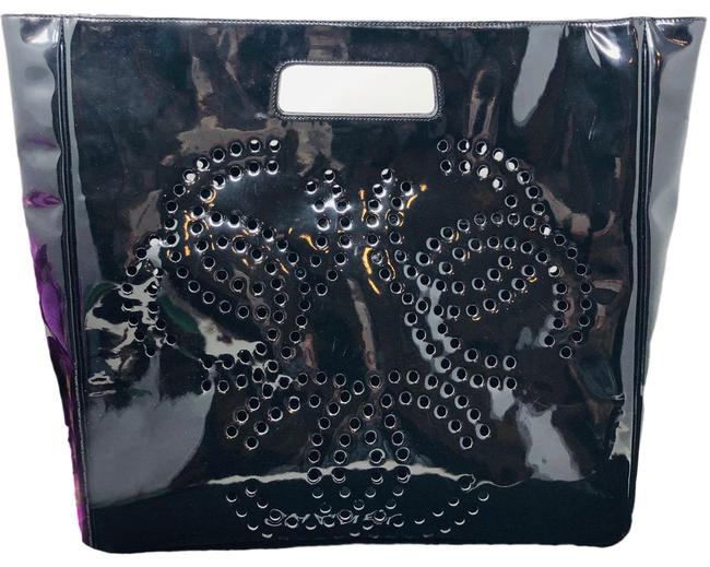 Chanel Tote Bag Preowned Black Large Baguette