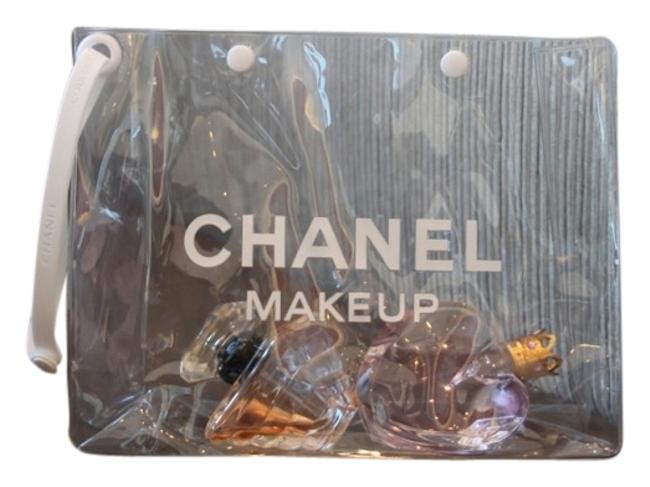 Chanel White Wristlet