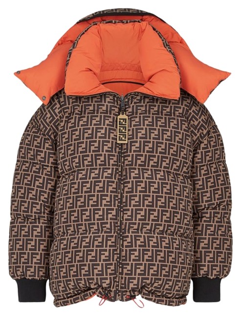 Fendi Brown Logo Faa427a6jbf160b Coat