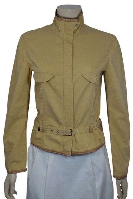Fendi Camel Color Zipper Small Dl Jacket