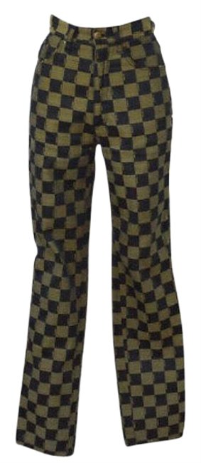 Fendi Ff Check Casual Pants Skinny Jeans