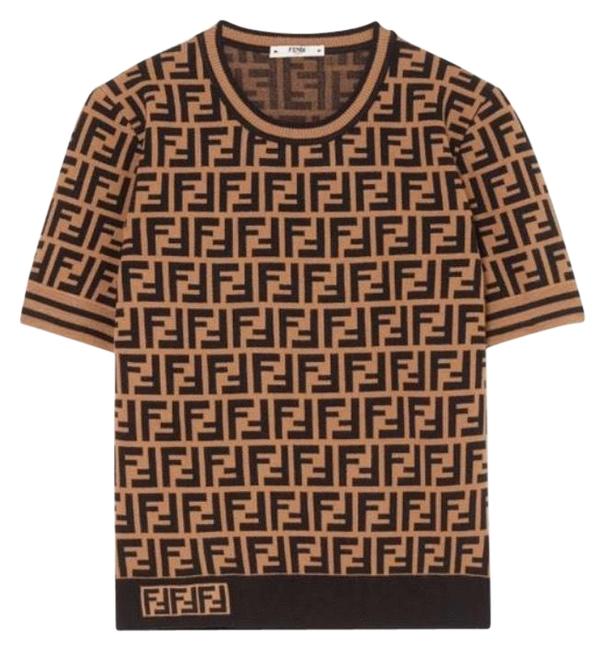 Fendi Ff Logo Intarsia Sweater