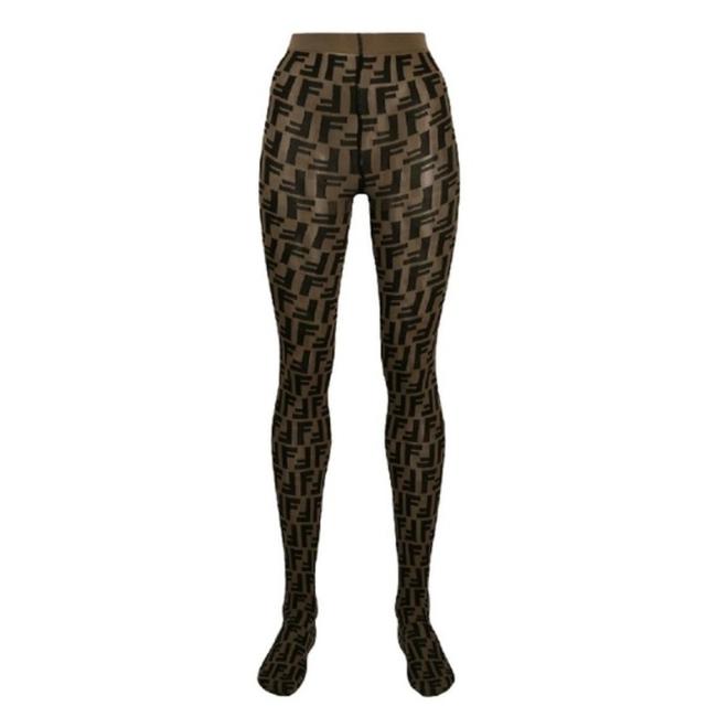Fendi Ff Logo Tights Leggings