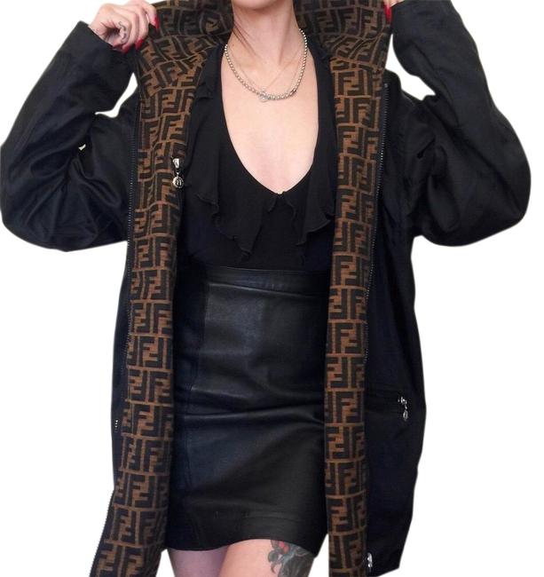 Fendi Ff Monogram Reversible Logo Jacket 