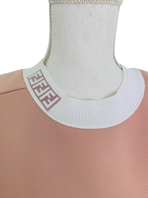 Fendi Jersey Kleid Rose Mid length Casual Maxi Dress