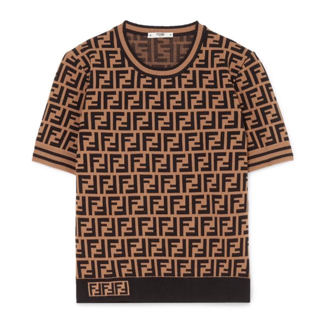 Fendi Logo Intarsia Sweater