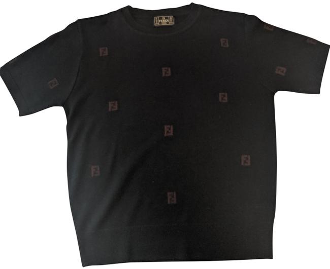 Fendi Monogram Black Sweater