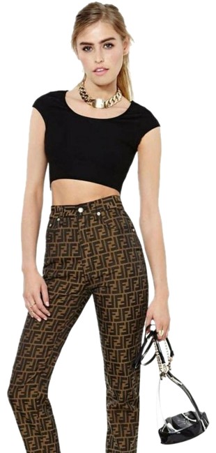 Fendi Multicolor Jacquard Pants