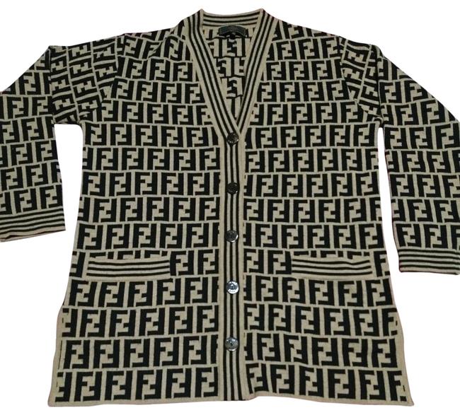 Fendi Print Zucca Brown Sweater