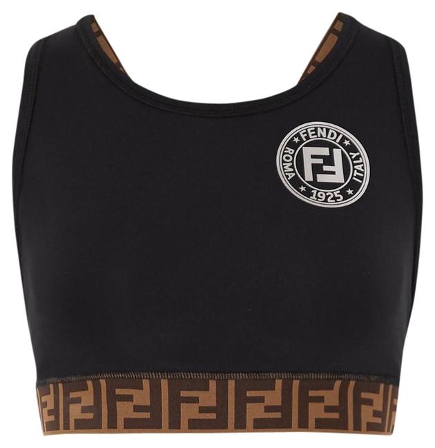 Fendi Printed Stretch It42 Activewear Sports Bra