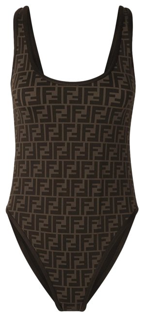 Fendi Rama Printed Swimsuit It42 One piece Bathing Suit