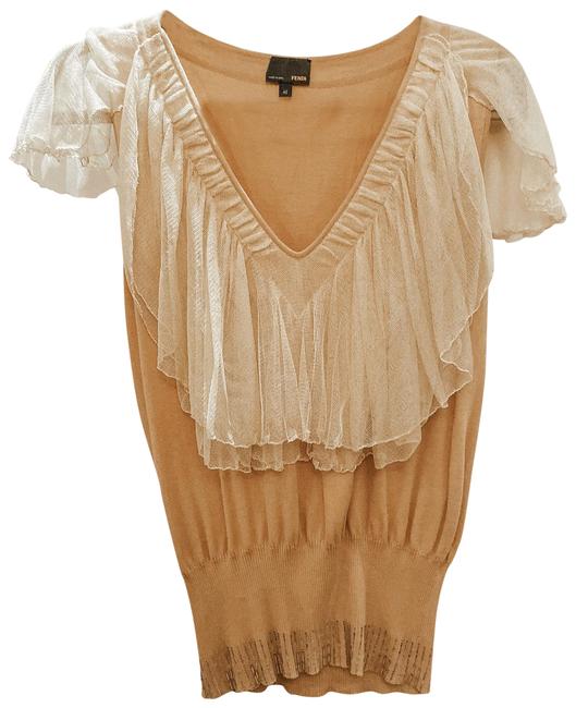 Fendi Sweater Nude Top