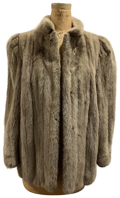 Fendi Taupe Vintage Mink Short Coat
