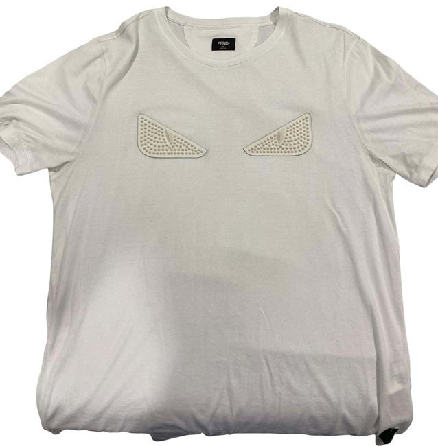 Fendi White Monster Eyes Tee Shirt 