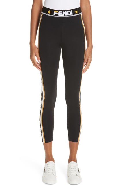 Fendi X Fila Mania Logo Leggings