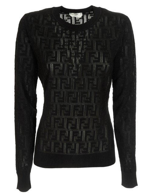 Fendi XS Cr New Black Sweater