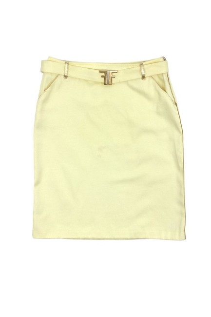 Fendi Yellow Skirt 