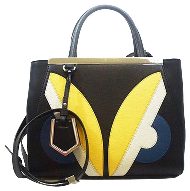 Fendi 2jours Monster Shopper Colorblock Cross Body Bag 