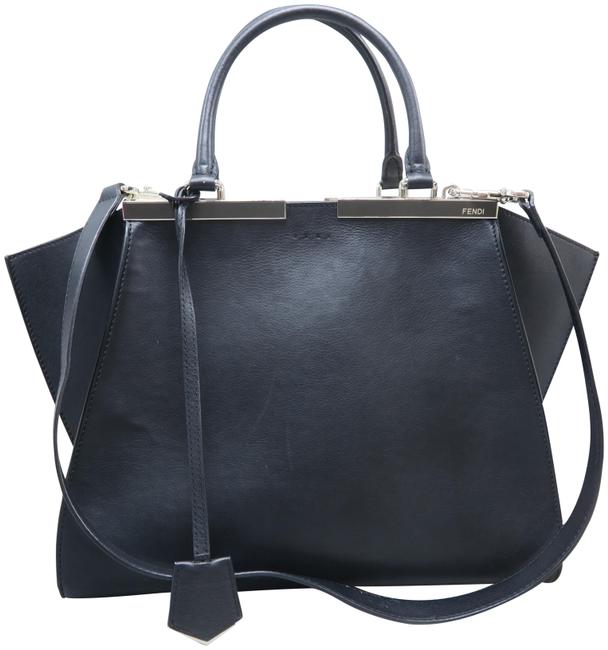 Fendi 3jours Calfskin Black Satchel 
