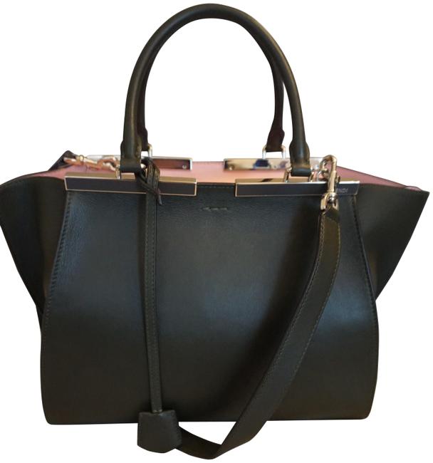 Fendi 3jours Meadow Green Leather Satchel 