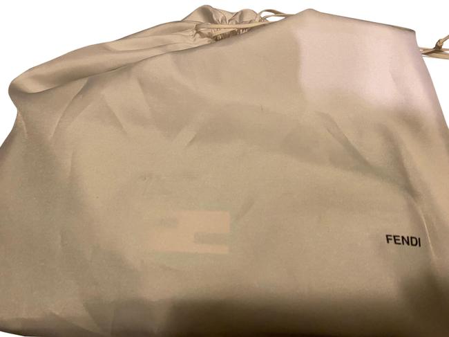 Fendi Baugette Green Nappa Leather Clutch 