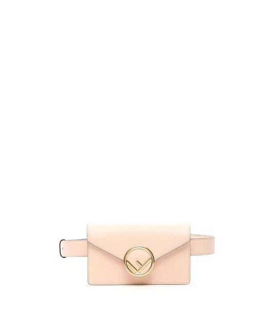 Fendi Belt Gr Pink Leather Cross Body Bag 