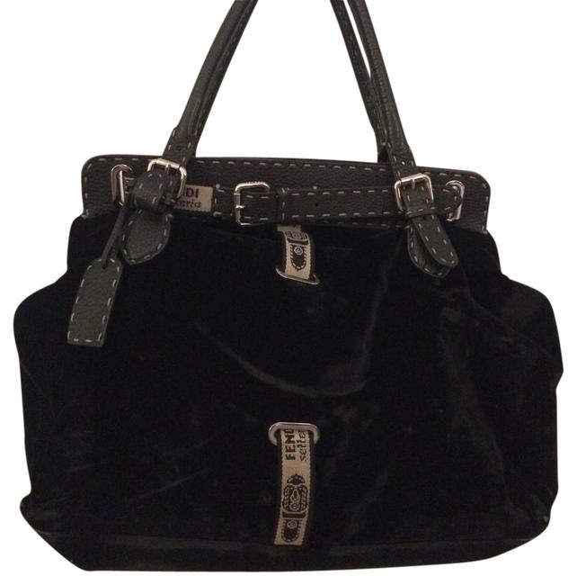 Fendi . Black Hobo Bag 