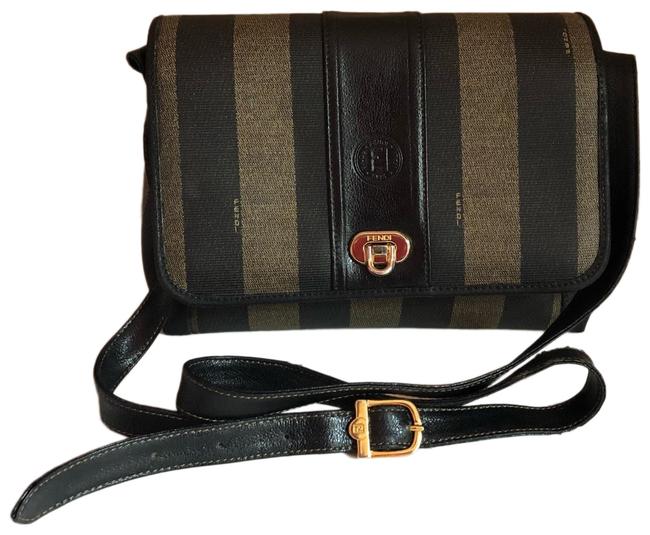 Fendi Black Pvc Cross Body Bag 