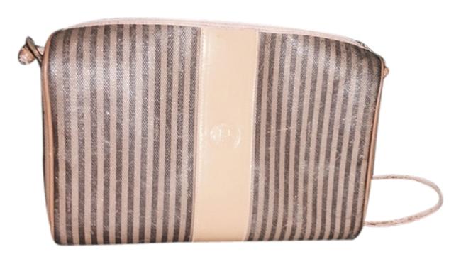 Fendi Brown and Tan Cross Body Bag 