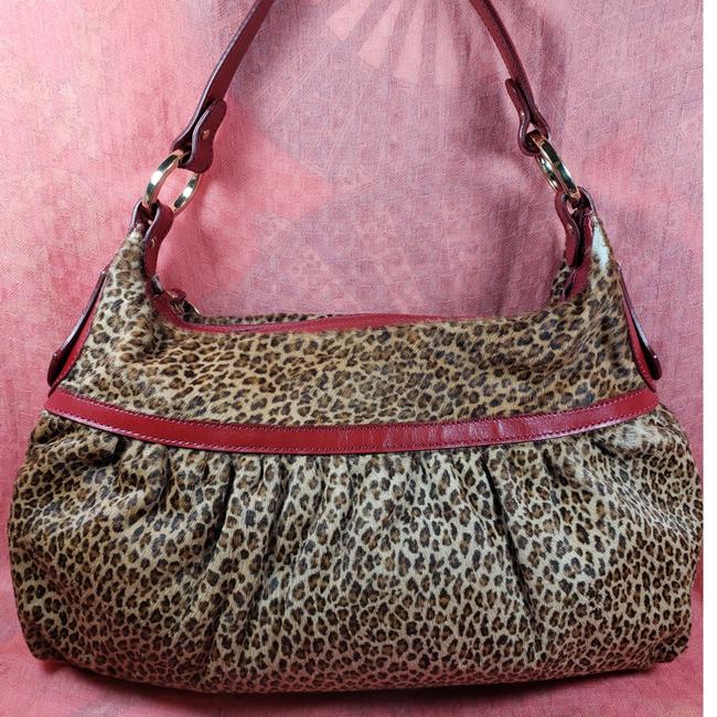 Fendi Brown Calfskin Leather Hobo Bag 