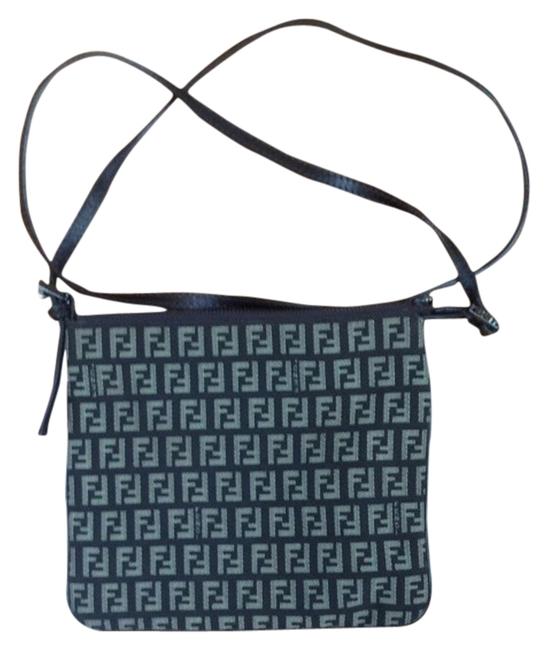 Fendi Brown Cloth Cross Body Bag 