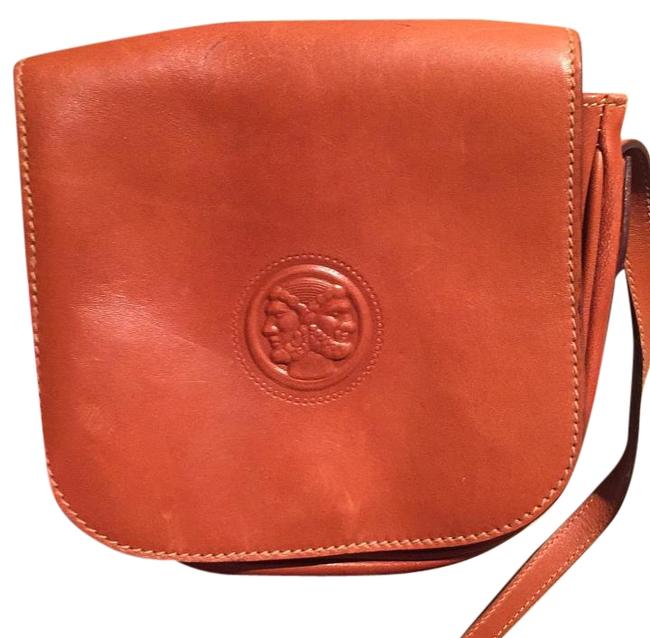 Fendi Brown Leather Cross Body Bag 