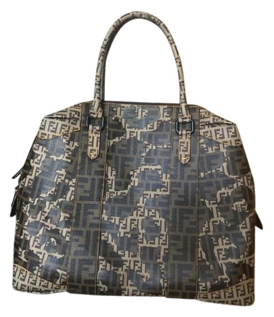 Fendi Brown Leather Satchel 