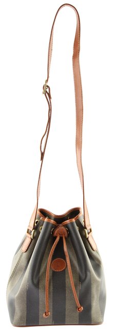 Fendi Bucket Picotin Canvas Cross Body Bag 