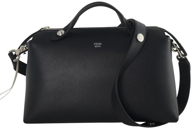Fendi By The Way Regular Small Black Leather Cross Body Bag 
