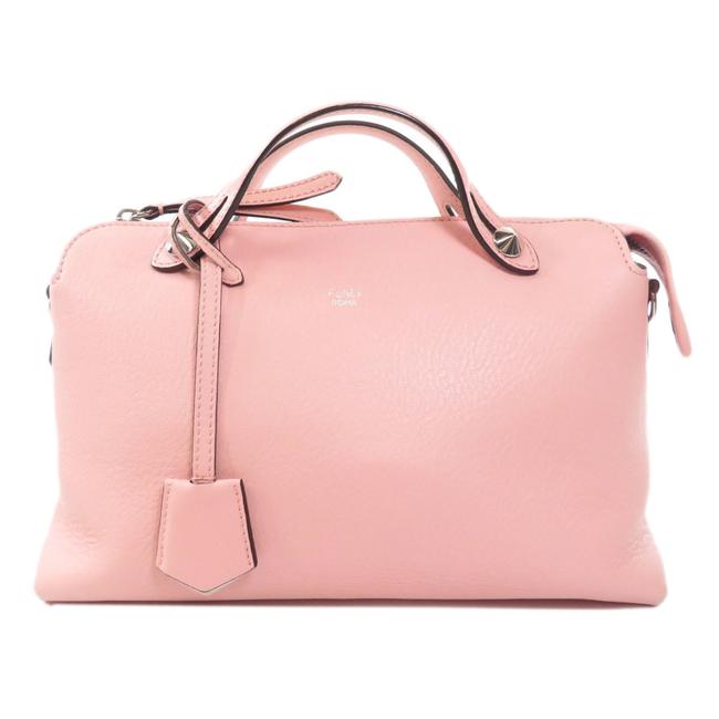 Fendi By The Way Silver Hardware Handbag Ladies Pink Leather Satchel 
