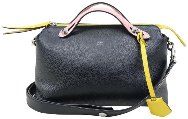 Fendi By The Way Small Black Calfskin Leather Satchel 