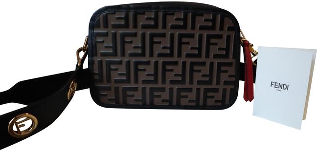 Fendi Camera Case Multicolor Leather Cross Body Bag 