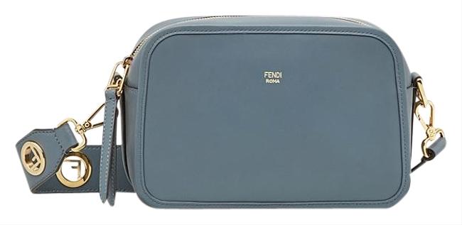 Fendi Camera Tempest Leather Cross Body Bag 