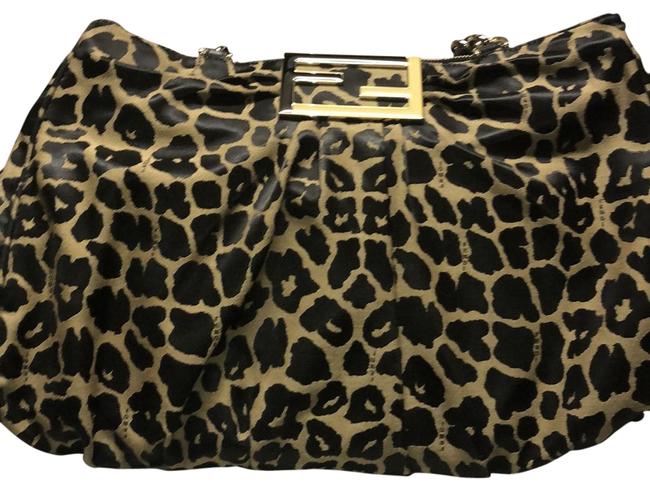 Fendi Borsa Canvas Satchel 