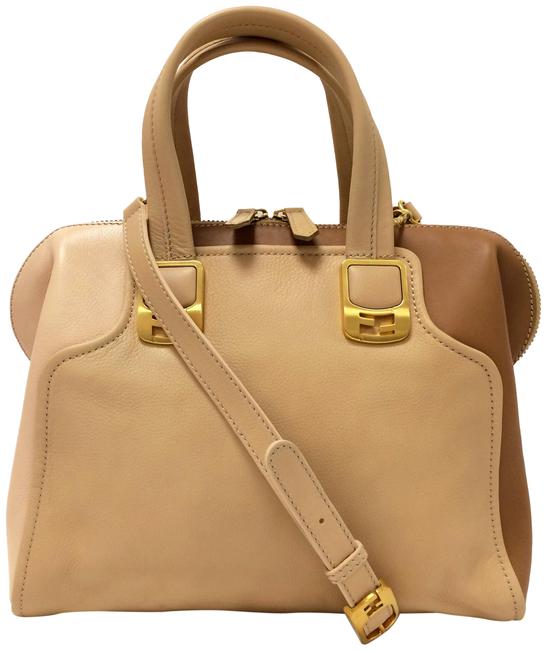 Fendi Chameleon Barke Leather Satchel 