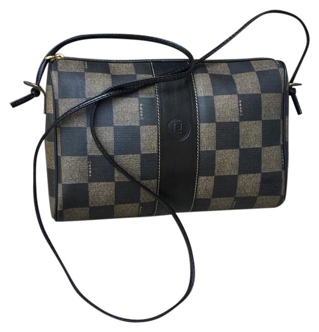 Fendi Checkerboard Signature Ff Beauty Cross Body Bag 