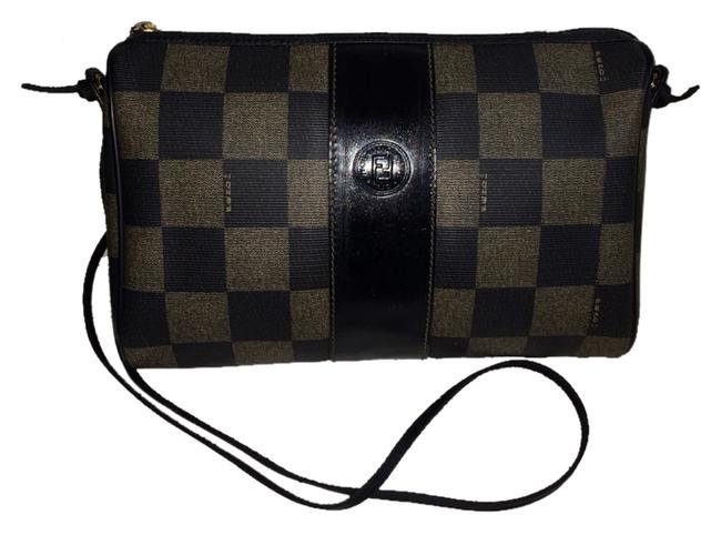 Fendi Checkerboard Treasure Cross Body Bag 