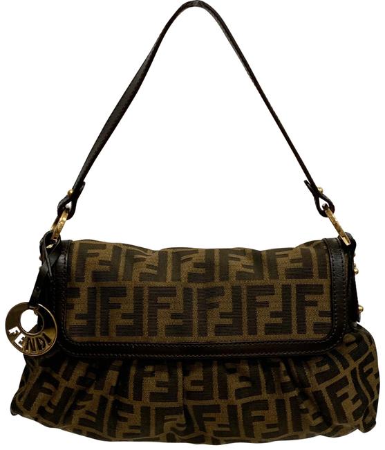 Fendi Chef Zucca Canvas Hobo Bag 