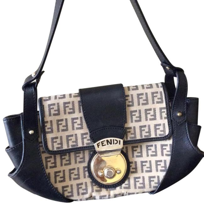 Fendi Compalion Certificate Dust Zucca Leather Hobo Bag 