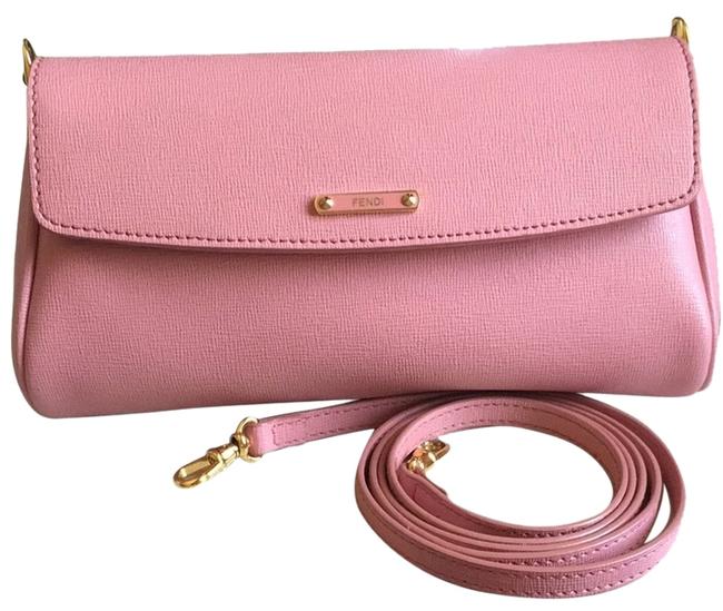 Fendi Crayons Pink Cotton Cross Body Bag 
